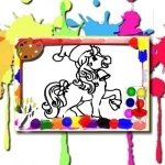 Постер игры Книжка-Раскраска | Horse Coloring Book